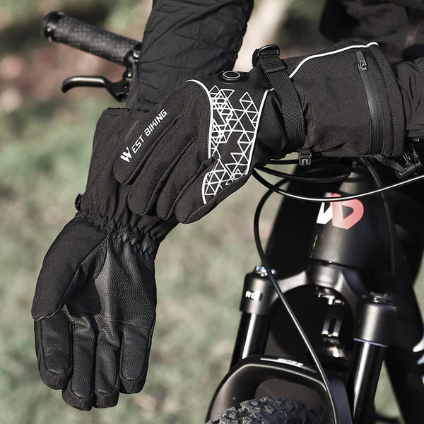 fietshandschoenen verwarmd